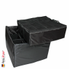 0350 Valise Cube Noire avec Compartiments 7