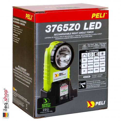 3765Z0 LED Rechargeable, ATEX 2015, Zone 0, Jaune